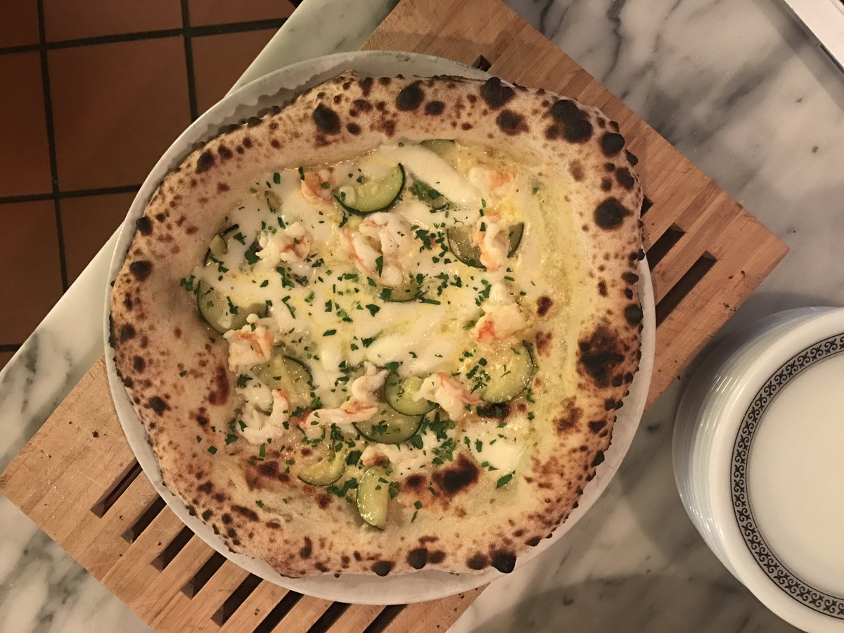 Bianca neve - fior / panna / prawns / zucchini