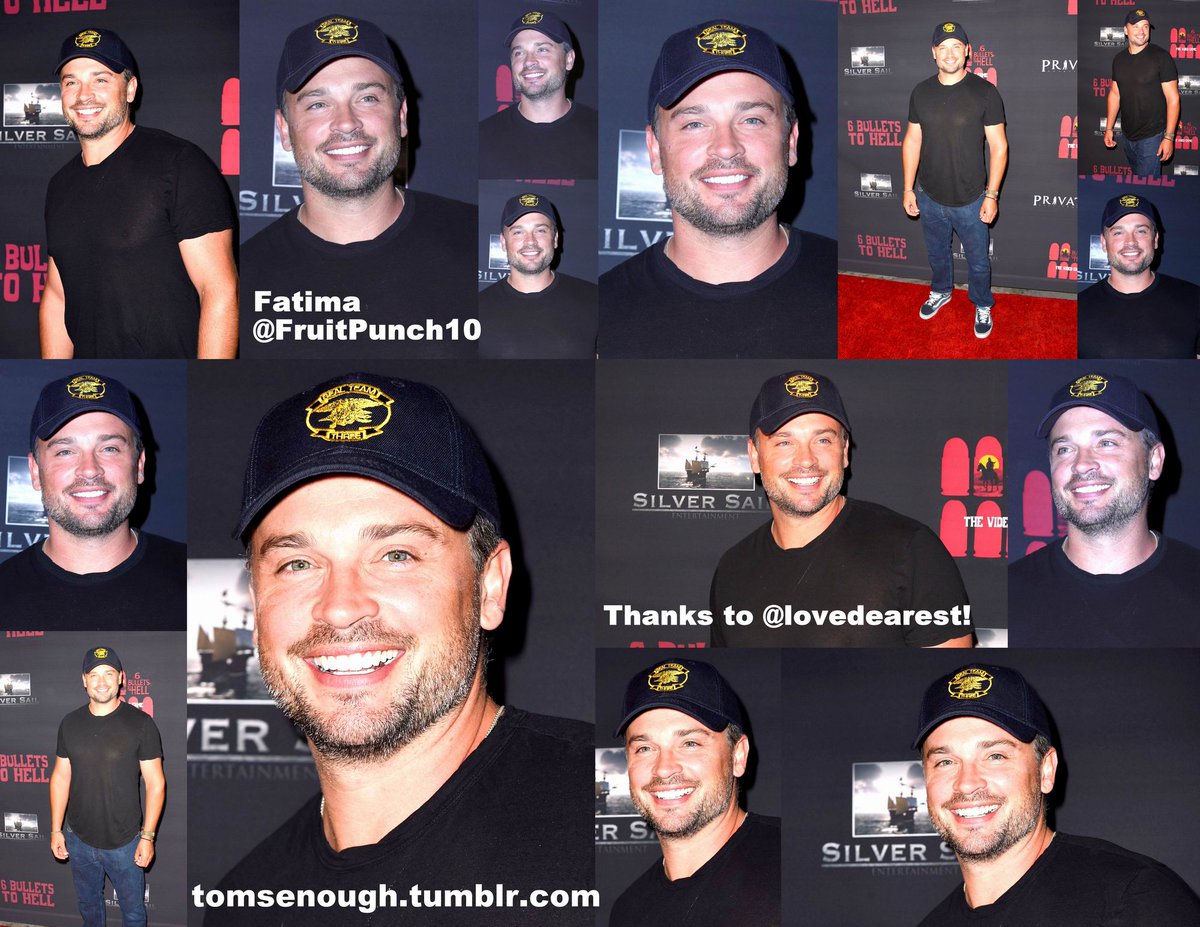 FruitPunch10's tweet photo. Tom Welling's Smile Wins In 2016! #TomWelling #6BulletsToHellGamLaunch #Smallville #FourOfFour #HappyHolidays #Smile Thanks To @lovedearest! https://t.co/4c9iLFxA6s