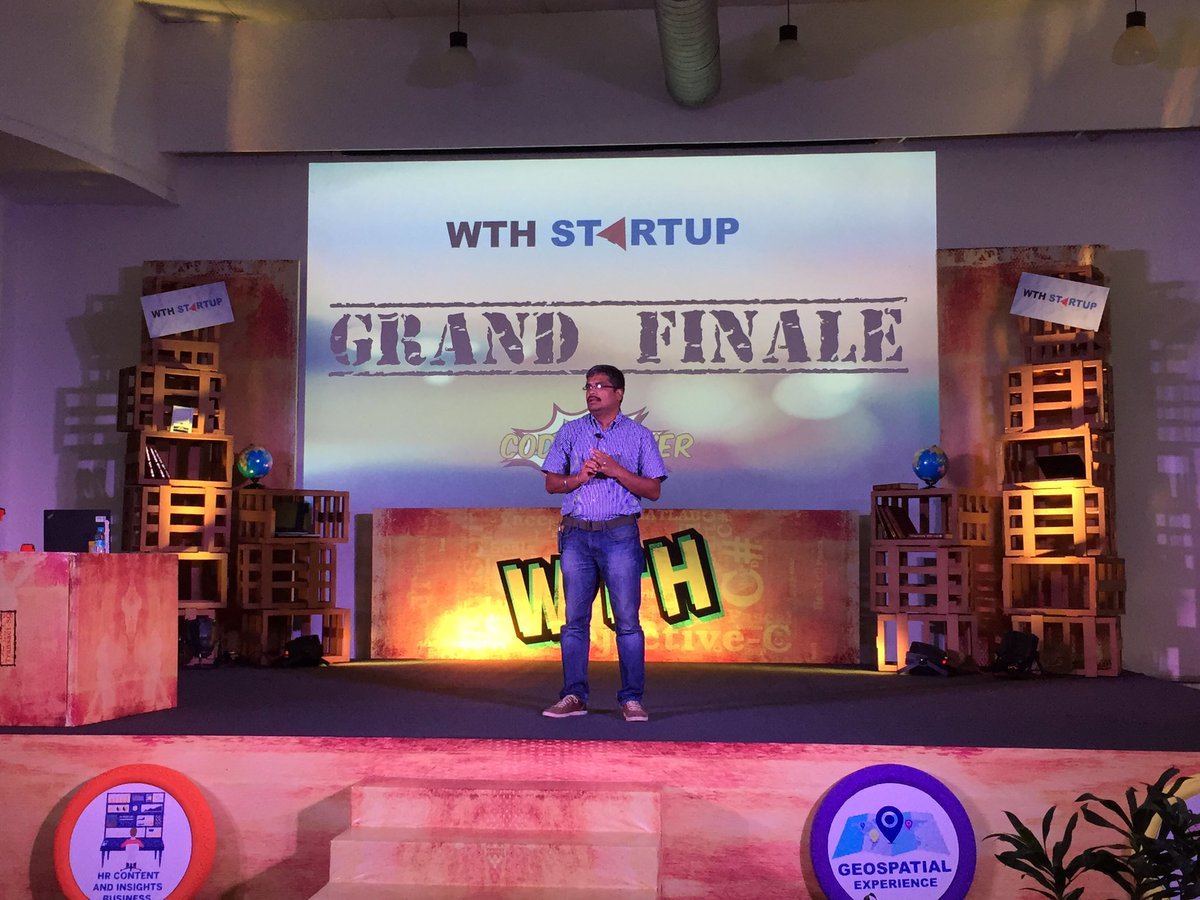Justinpaul87's tweet photo. #WTH2016 Grand Finale is on @saplabsindia . @dilipkhandelwa delivering inaugural key note on hw every employee needs to think like a startup https://t.co/ORudQVlPP5