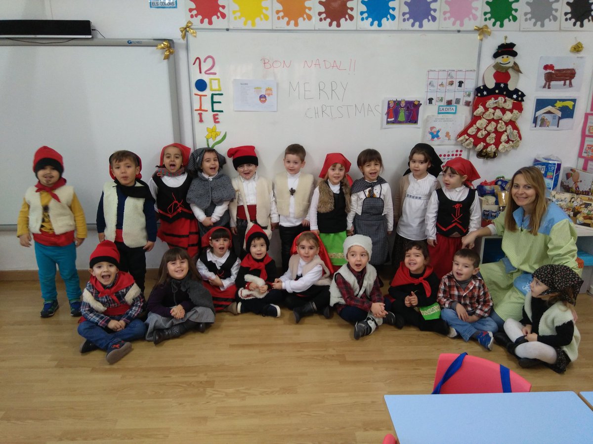 A infantil estem preparats perquè comenci la festa del Nadal!!!