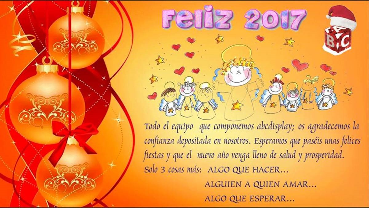 ABCDisplay_ES's tweet image. Buenos días, feliz día de la lotería y felices fiestas a todos :D