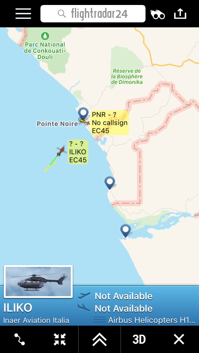 KalteMalte53's tweet photo. #InaerAviationItalia serving the huge oil fields off the coast of #cabinda #cab and #PointNoire #PNR #ILIKO #Airbus @airlivenet @Airbus https://t.co/Zk5Q4m7Pru