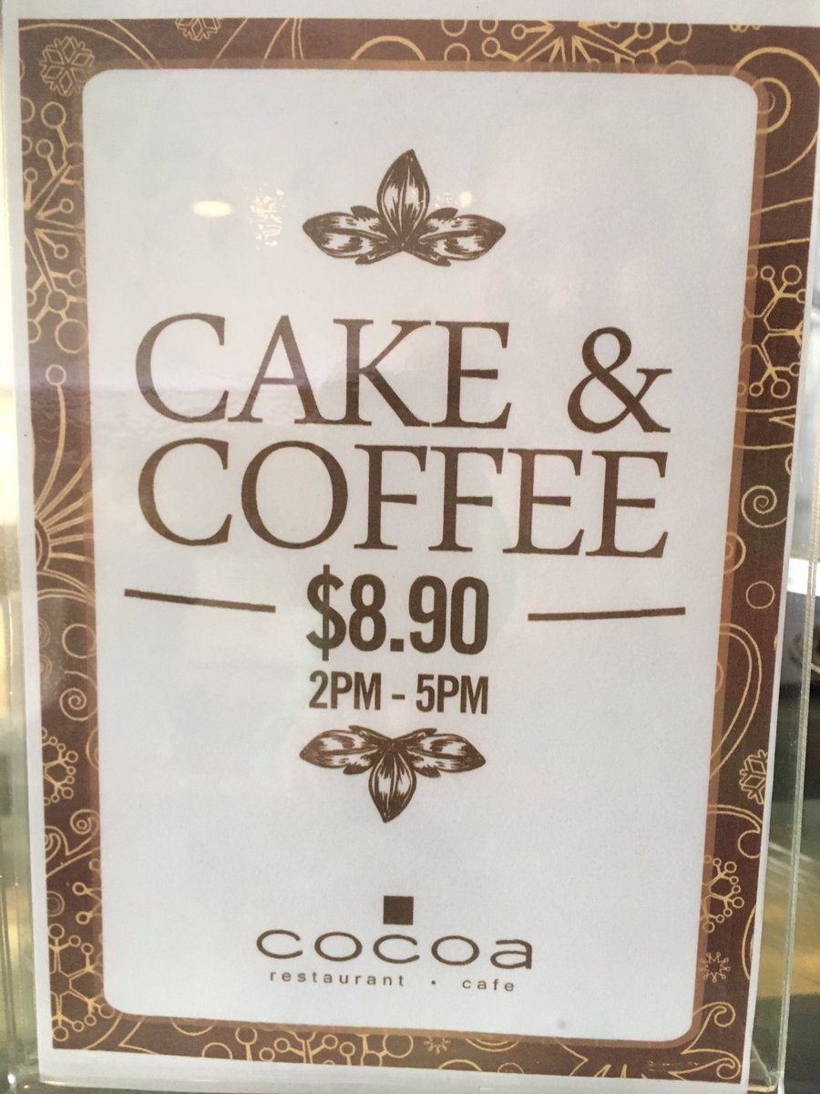 JohnPatrick_101's tweet photo. Coffee &amp; Cake Deal at #CocoaCafe in #CoffsHarbour #NSW #BoteroCoffee #Cafe #CoffeeCulture #CoffeeShop @botero_coffee @coffscoast https://t.co/rL9LRywYPX