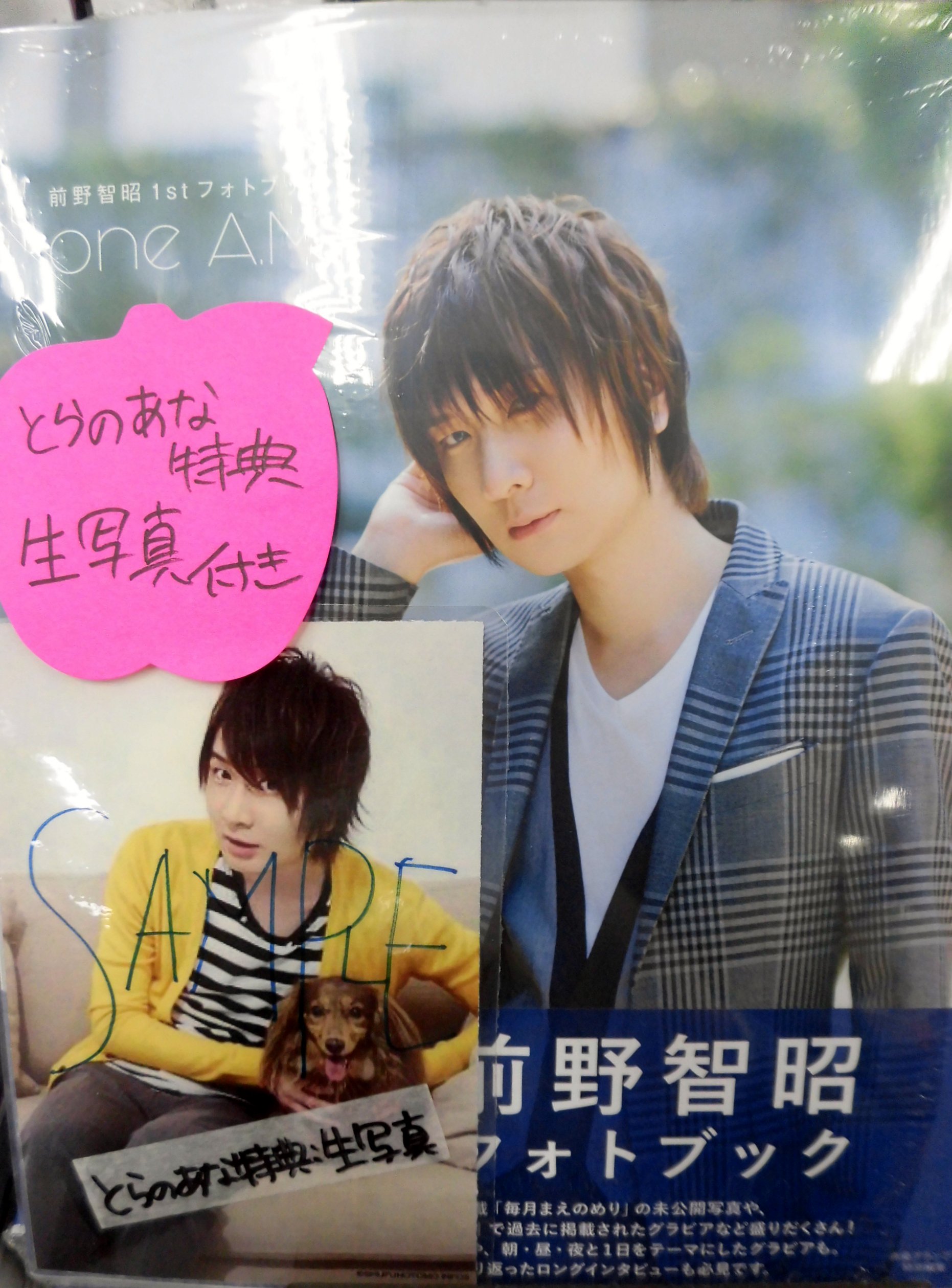 とらのあな池袋店 新刊情報 主婦の友社より 前野智昭さん の One A M 前野智昭1stフォトブック が発売されました とらのあな特典は生写真が付いてきます 是非 当店でお買い求め下さい Oneam前野智昭1stフォトブック T Co Cq1eh5xnf6