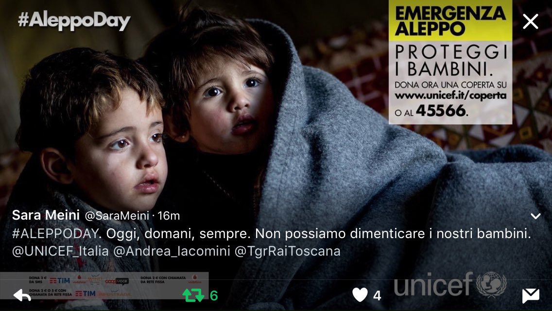TgrRai's tweet photo. #ALEPPODAY il #territorio si mobilita per i bambini che vivono la tragedia della guerra. Il racconto delle iniziative su #Tgr https://t.co/lxIhoIDJ0O