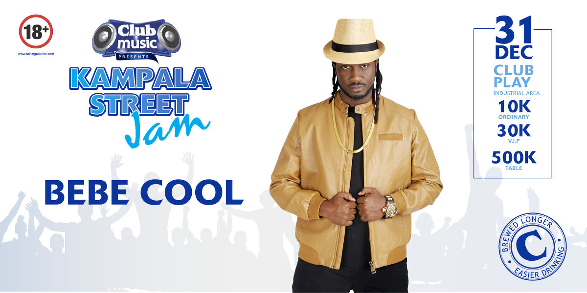 ClubPilsener's tweet photo. Bebe Cool Munene already confirmed his presence at the end of year #KampalaStreetJam https://t.co/6pgQYW6W2e