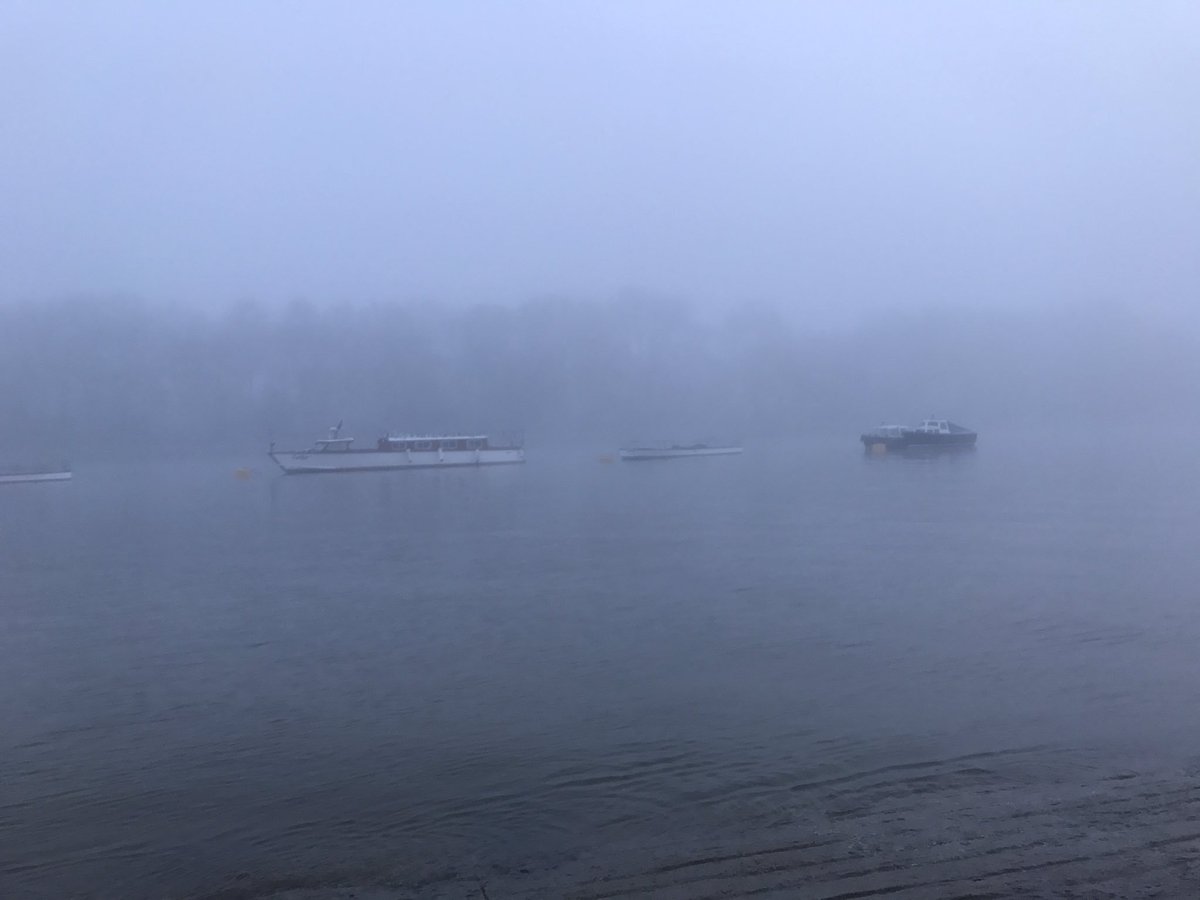 A foggy morning in #Putney
