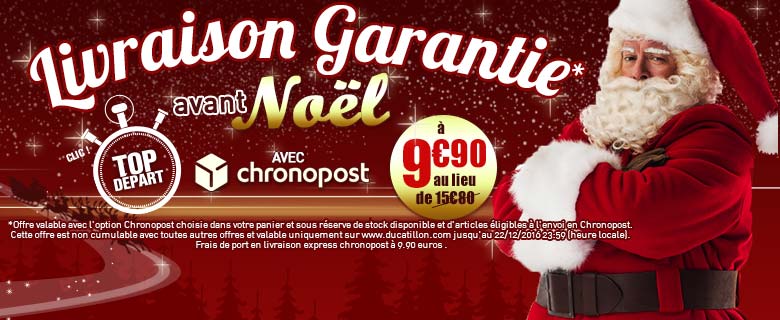 ** Livraison GARANTIE AVANT NOEL ! **

ducatillon.com
