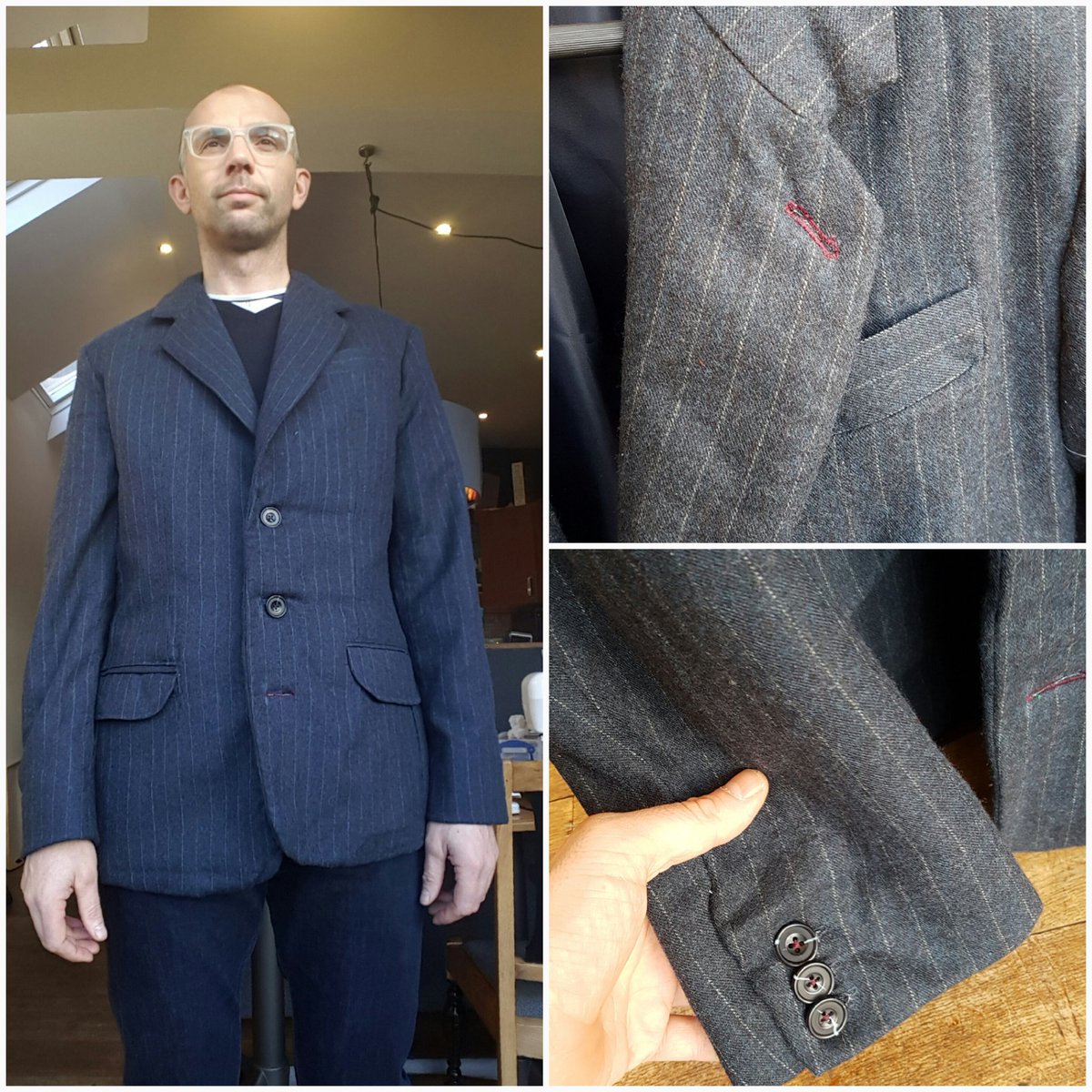 MoveitRichC's tweet image. Late but finally finished the suit jacket #blazerof2016