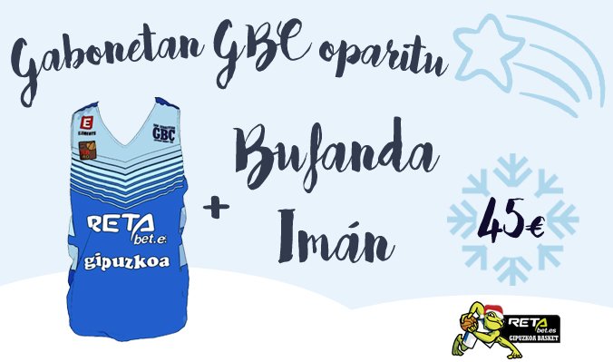 gipuzkoabasket's tweet photo. ¿Olentzero no ha comprado los regalos todavía? ¡Aquí tiene un montón de opciones! https://t.co/MyZcW7qkph https://t.co/QRMXFhwEiM