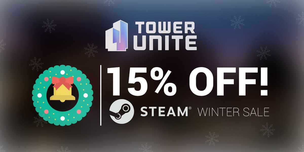PixelTailGames's tweet image. Tower Unite is now 15% off during the Steam Winter Sale! #GameDev #IndieDev #SteamEarlyAccess store.steampowered.com/app/394690