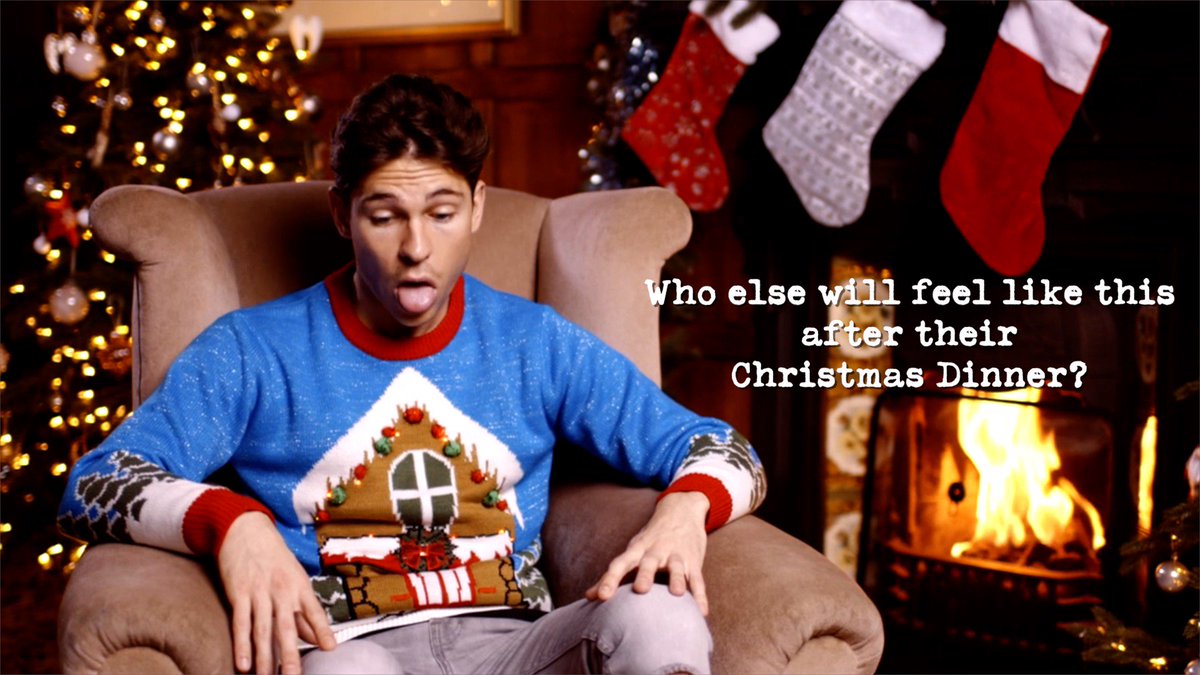 So who else will feel like this after their Christmas Dinner? #EducateJoey