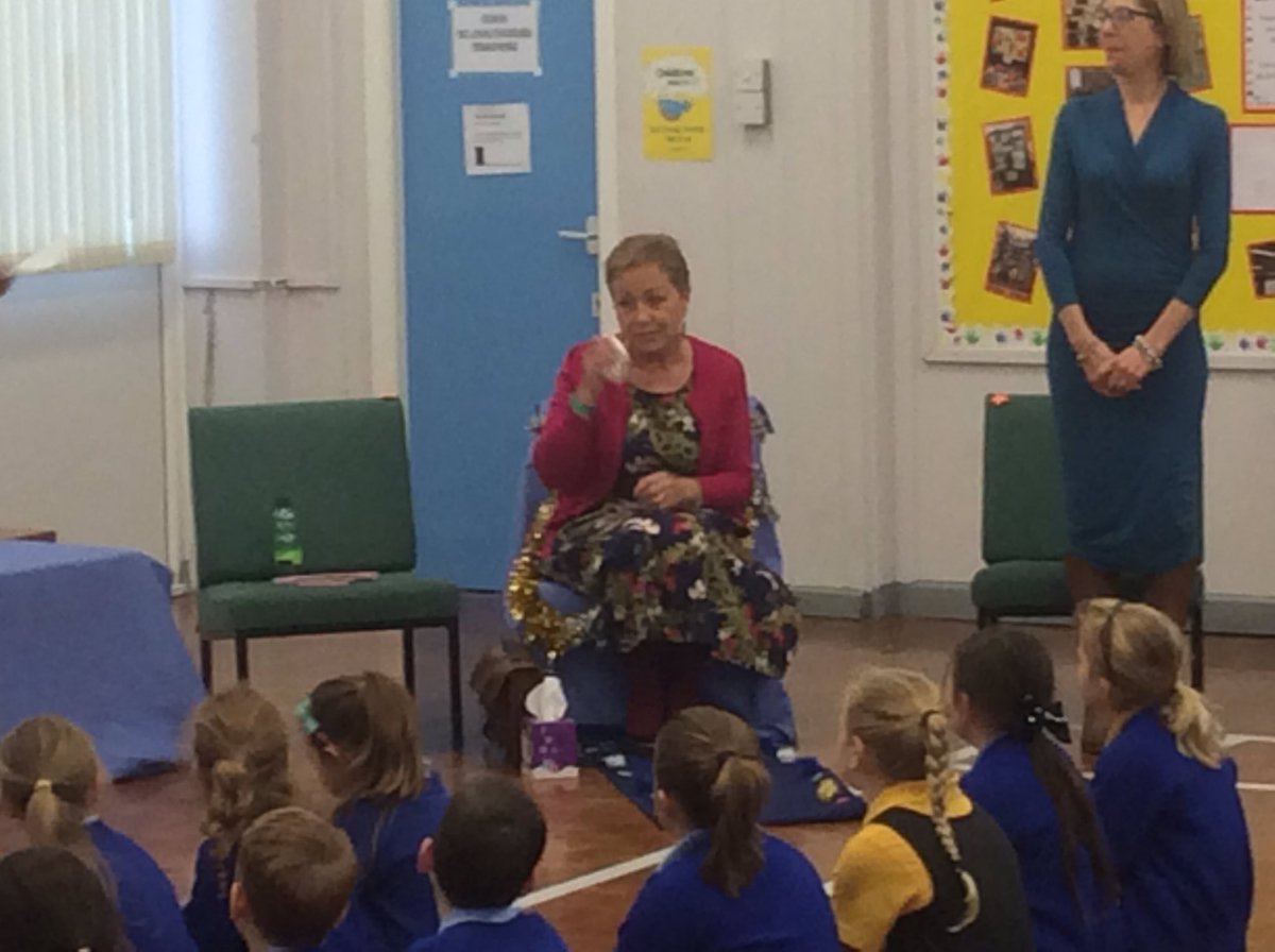 SCPSYear5's tweet photo. SCPS hosting a leaving assembly for the exective head Mrs Gabriel Grey. Tissues at the ready! https://t.co/1lL6rFRZgV