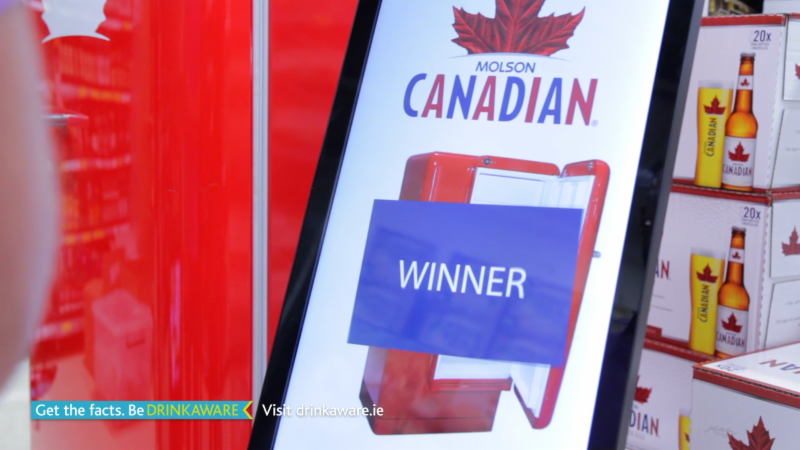 V360_IE's tweet photo. Here's what happened when @Canadian_IRE's red beer fridge came to @TescoIrl stores this summer! https://t.co/dvNCjUhuB6 #instoreactivation https://t.co/4RSbJDvuTf