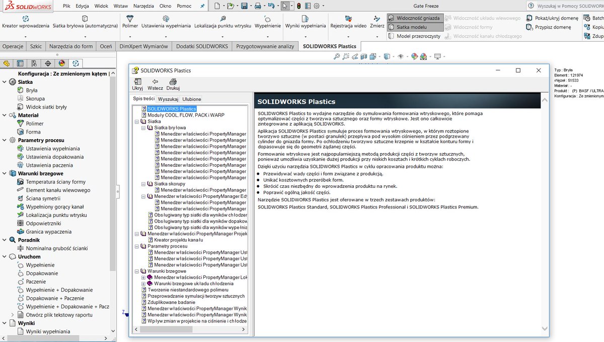 SOLIDEXPERT's tweet image. Dobra wiadomość! Wraz z @SOLIDWORKS #Plastics 2017 otrzymujemy polski #interfejs programu oraz pomoc w programie!
#SOLIDWORKS #nowości #PL