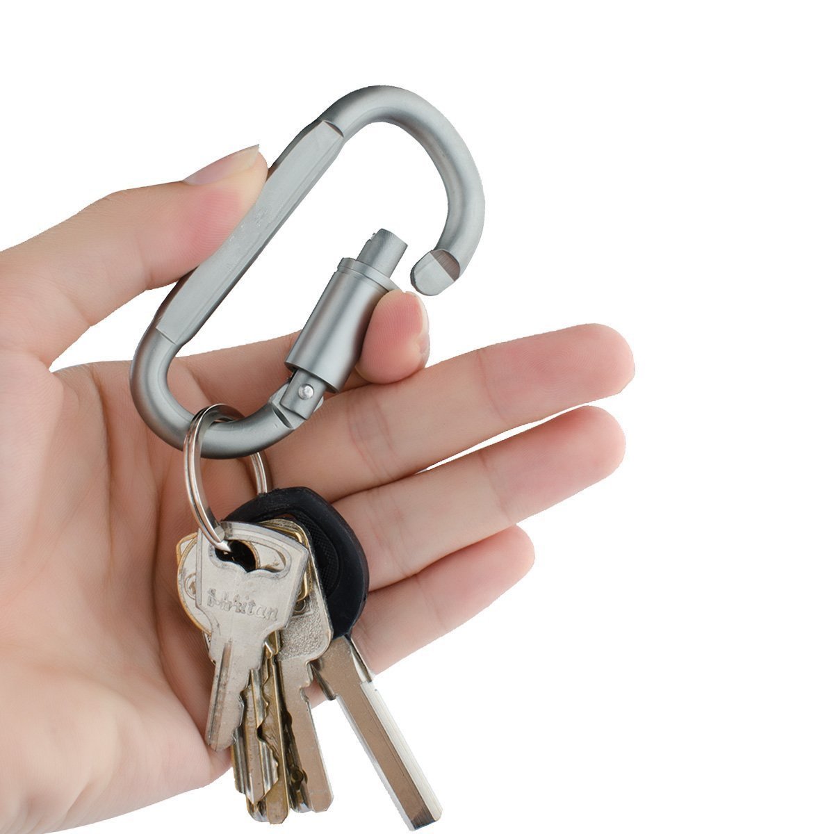 SZHOWORLD's tweet photo. Aluminum Carabiner Keychain D-ring Locking  Carabiner Hook Lock Key Chain
Link: https://t.co/fOocclDF4J
#Carabiner   #Traveling   #Christmas https://t.co/xiLJiPMJwP