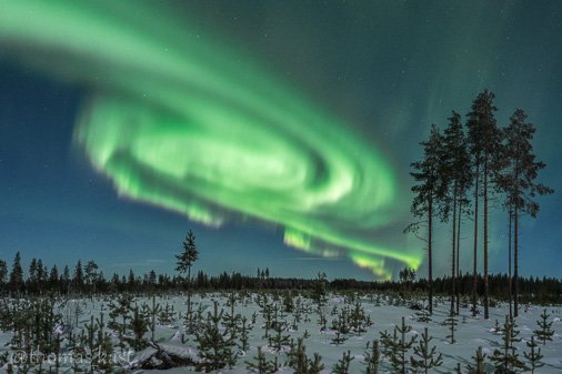 The spiral - ..was evolving in front of my eyes, so great to witness such moments! Near Yli-Ii, #Finland #photography #northernlights
