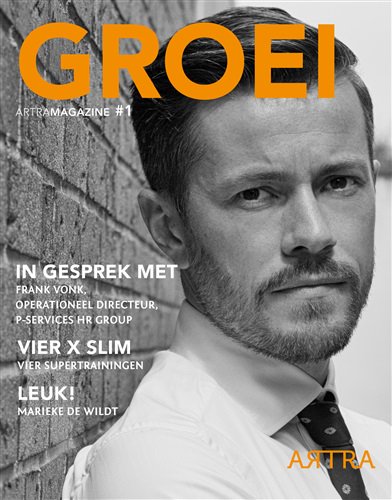 Trots! Onze eerste GROEI! Met Frank Vonk in de hoofdrol. Dank @tooninvorm voor de prachtige vormgeving! <a href="/ARTRAnl/">artra | dé opleider voor arbeidsmarktprofessionals</a> @instantmagazin