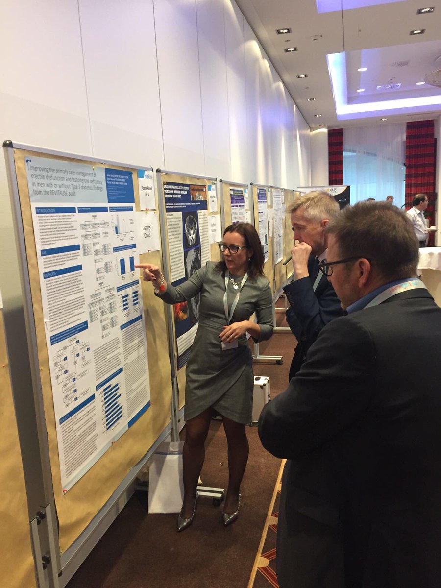 Presenting my poster in Berlin ICMH to @DrAdrianHeald #testosterone #menshealth #testosteronedeficiency