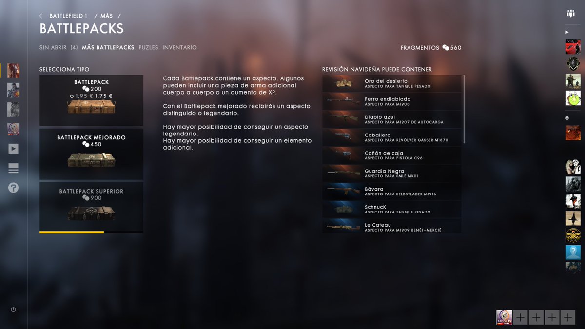 TaisonTV's tweet image. La revisión Navideña ya esta aquí, 3 camuflajes para tanques y 2 para aviones.