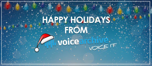 VoiceArchive's tweet photo. We wish you Happy Holidays and a very Happy New year!
We look forward to working with you in 2017 – we expect it to be fantastic! https://t.co/xQzUpT5TOV