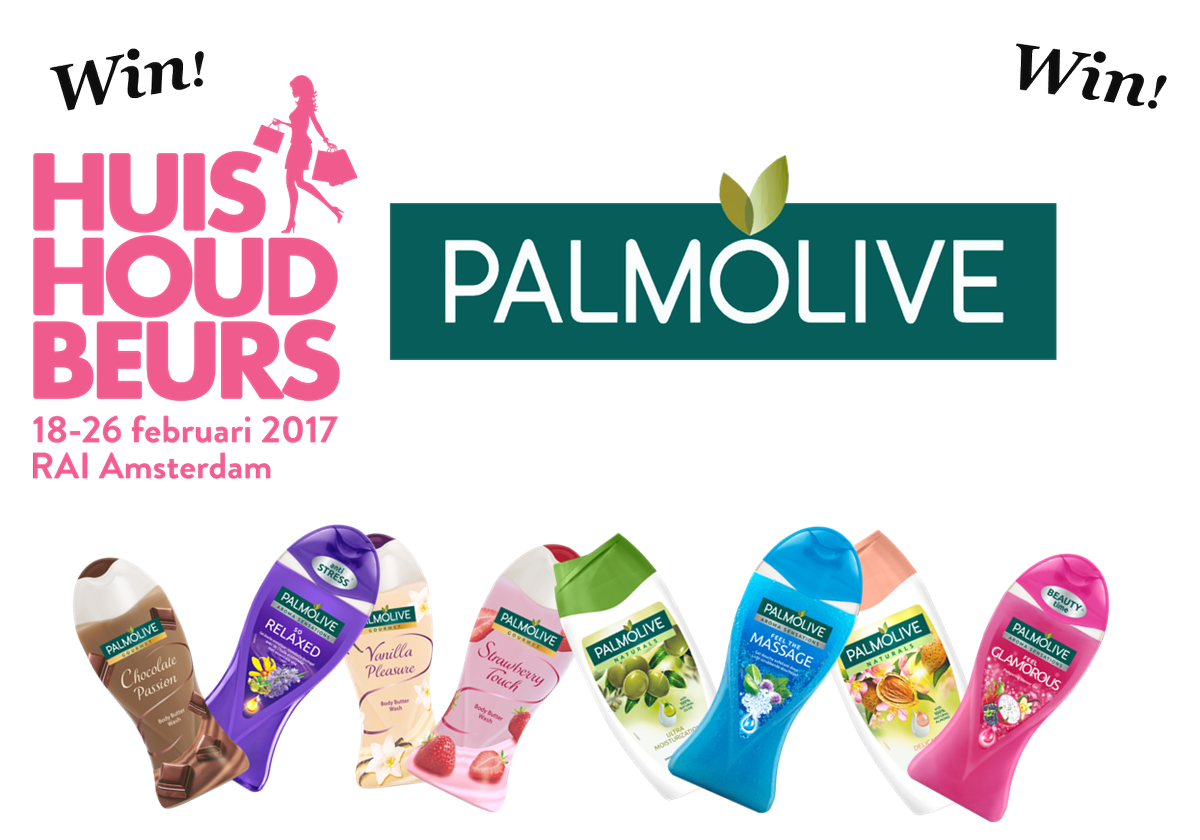 18 t/m 26 feb '17 staat Palmolive weer op de Huishoudbeurs! Win nu kaarten via onze fb pagina en kom langs: bit.ly/2hWjYtY