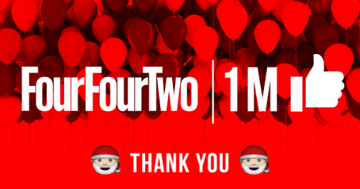 FourFourTwo's tweet photo. 1 MILLION LIKES
We've just hit 1m likes on @facebook! 
Thank you! You guys rock 😀 👍 
https://t.co/q9ZPHlBmb1 https://t.co/1WHBIOr1Ow