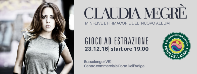ClaudiaMegre's tweet photo. Raga domani  Live+Firmacopie a Bussolengo (VR) - Centro Commerciale Porte dell'Adige - Start ore 19. Vi aspetto ;) #live #giocoadestrazione https://t.co/3sStyb6BDR