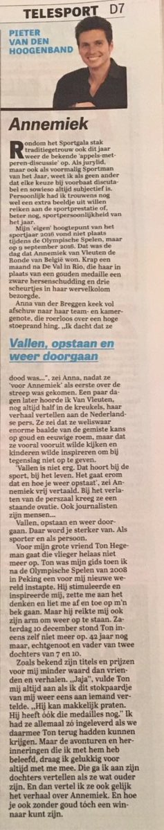 Vallen, opstaan en weer doorgaan! <a href="/AvVleuten/">Annemiek van Vleuten</a>