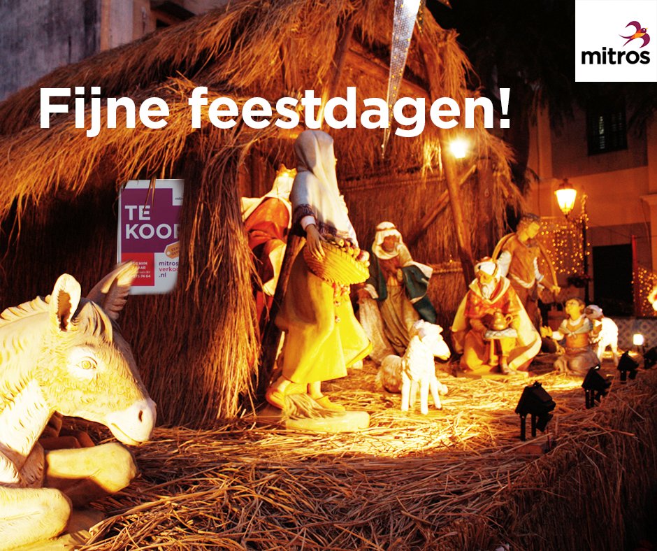 Fijne feestdagen namens de medewerkers van MitrosVerkoopt!