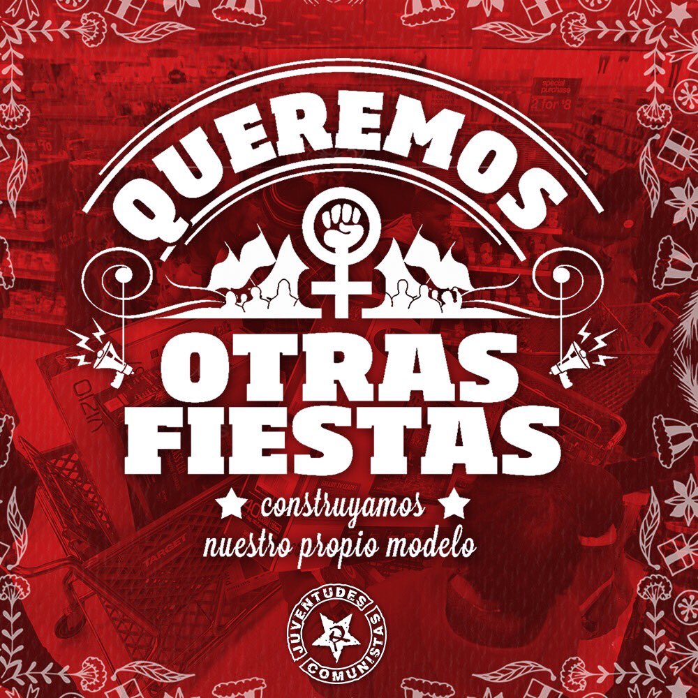 UJComunista_'s tweet photo. Queremos otras fiestas
¡Construyamos nuestro propio modelo!

#QueremosOtrasFiestas
Comunicado: https://t.co/socDrGVEmd https://t.co/Bw3Ru98CR3