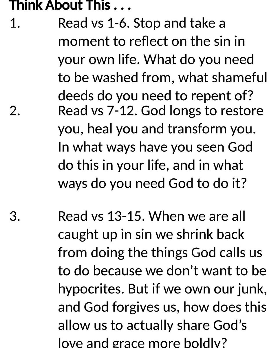 NotAltered's tweet photo. GM #DNA2016 students! Read Psalm 51 & take a few minutes to ask urself the posted questions. #Prayer @theperfecting https://t.co/Rpn5Am5X2O