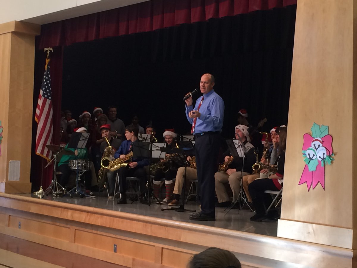 HayshirePOWER's tweet photo. @HayshirePOWER we welcomed our @CYHSBand for some #holidaymusic! Such a treat for our students. Thank you, #CYHS students and Mr. Martini! https://t.co/rGMT4eGdjd