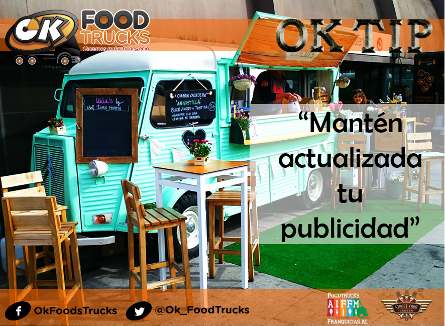 Manten actualizada tu #Publicidad en redes sociales, páginas y demás medios de comunicación directa con tus clientes