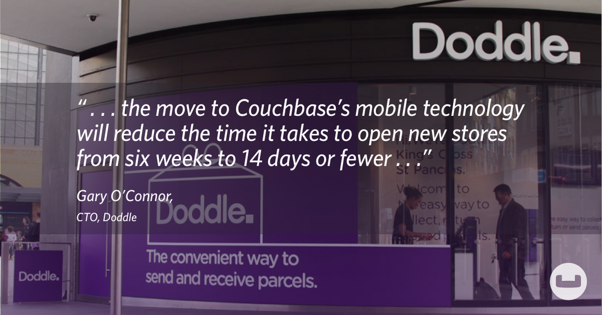CouchbaseMobile's tweet image. Customer article: @Doddle Parcel delivery turns to #Couchbase #NoSQL to deliver on Christmas &amp;amp; set up shops faster: ow.ly/48W2307mlTz
