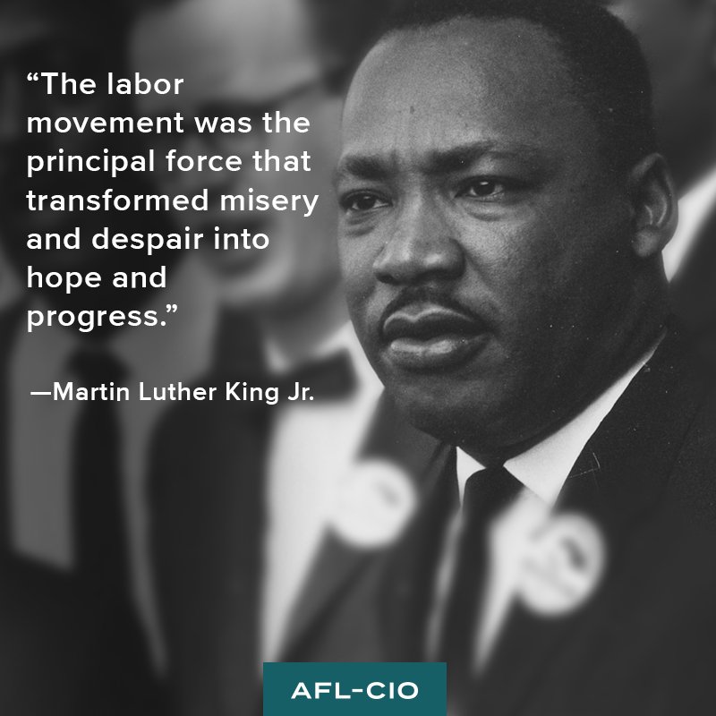 TTDAFLCIO's tweet image. MLK understood that racial, social and economic justice run in tandem.