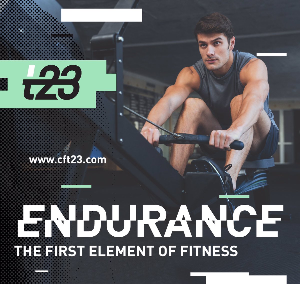 T23Qatar's tweet photo. Cardiovascular/Respiratory Endurance –The ability of the body systems to gather, process, and transport oxygen #T23 #CrossFit #CrossFitQatar https://t.co/52okzUdPly