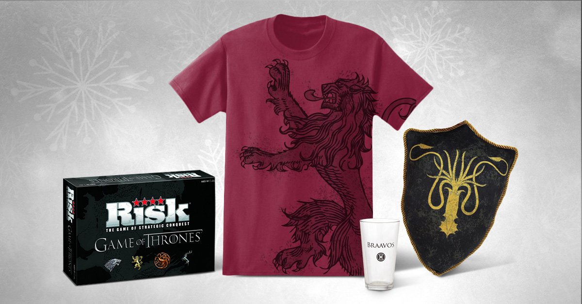 GameOfThrones's tweet image. Winter is here.
Shop #GameofThrones swag to keep warm today from the @HBO Shop: itsh.bo/2hX7mTv