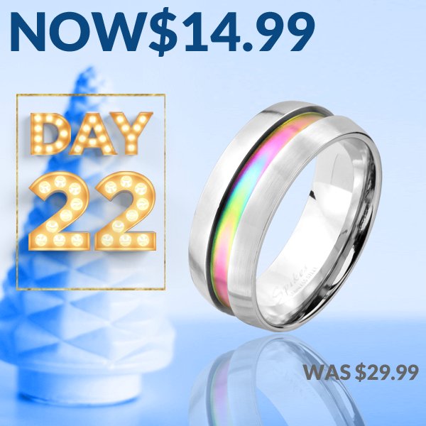 BuyBlueSteel's tweet photo. Our 22nd Deal is for our beautiful Opalescent Forever Ring! Shop now to get this ring for only $14.99!
https://t.co/WEC9DwtYen
#buybluesteel https://t.co/Zc99X0X0kf