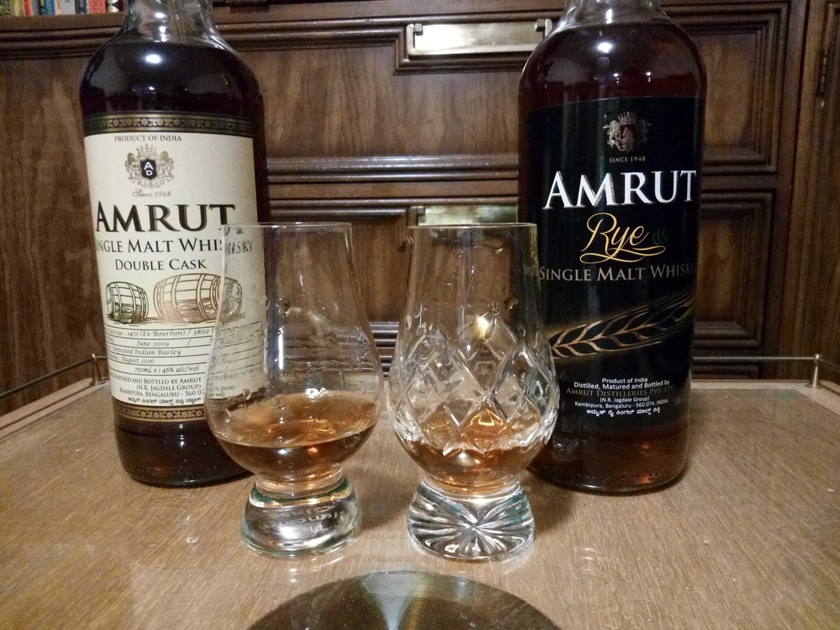 <a href="/whisky_yes/">Dave Scott (account is inactive)</a> @ScotchClubYEG The rye is really something else, and both are damn tasty. <a href="/Amrutsinglemalt/">Amrut</a> really is making some great whisky