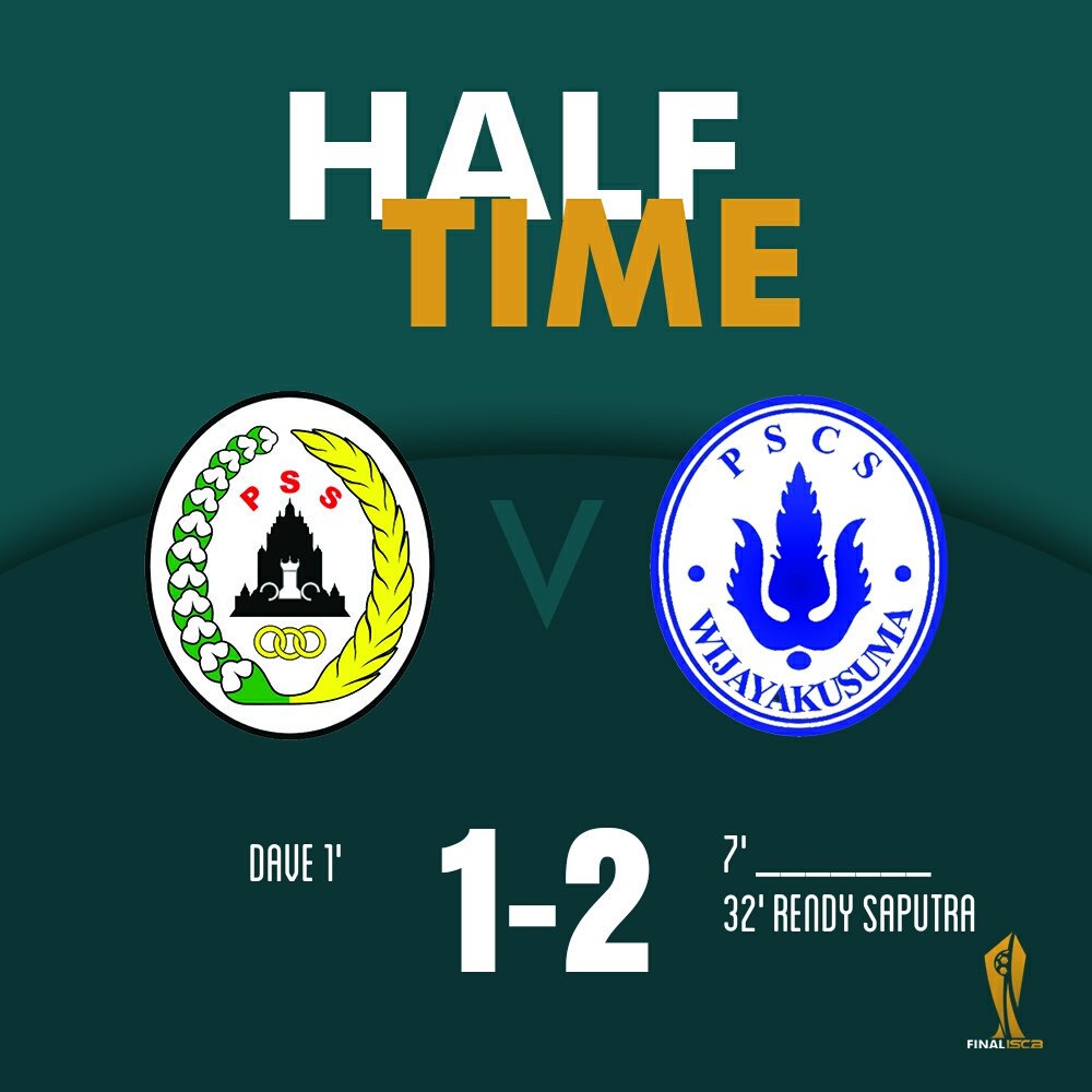 PSSleman's tweet photo. HT : @PSSleman vs @PSCS_Cilacap #FINALISCB https://t.co/wE8dkBTesz