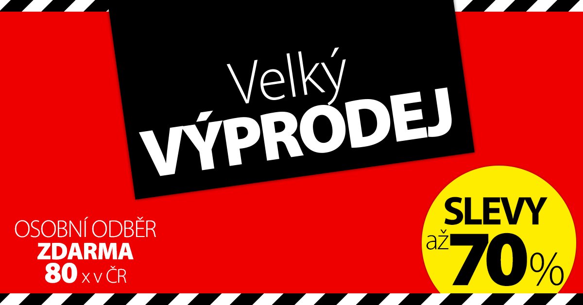 Kasacz's tweet photo. 📣 Je to tady 💣 VELKÝ VÝPRODEJ 💣 SLEVY až 70 %❗ Využijte tuto jedinečnou šanci ➡ https://t.co/jk669sDUYw ⬅Navíc osobní odběr zdarma https://t.co/HTiTMUQmUS
