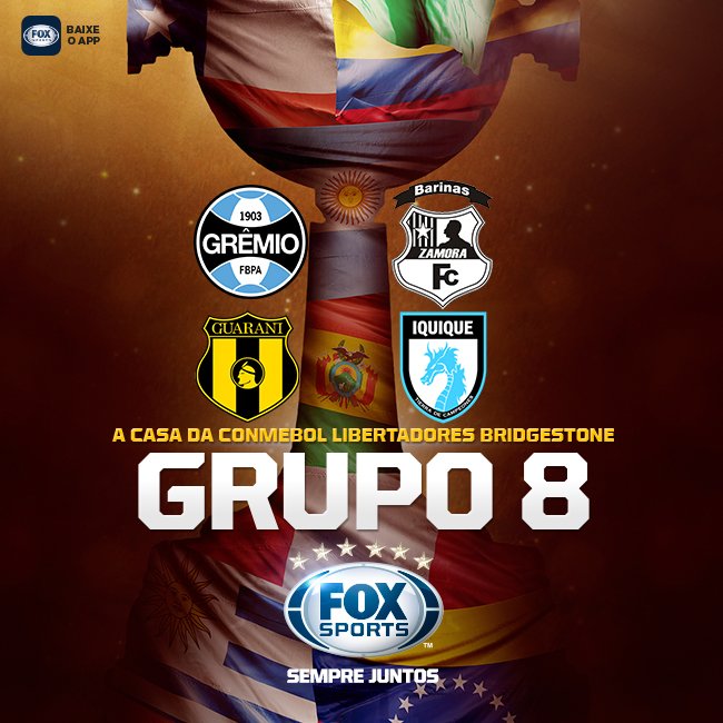 SportsCenterBR's tweet photo. 🇧🇼 O copeiro voltou, e a sorte também... O #Grêmio tem tudo para avançar às oitavas com a melhor campanha, tricolor? #LibertadoresFOXSports https://t.co/EE1oj9nsr5