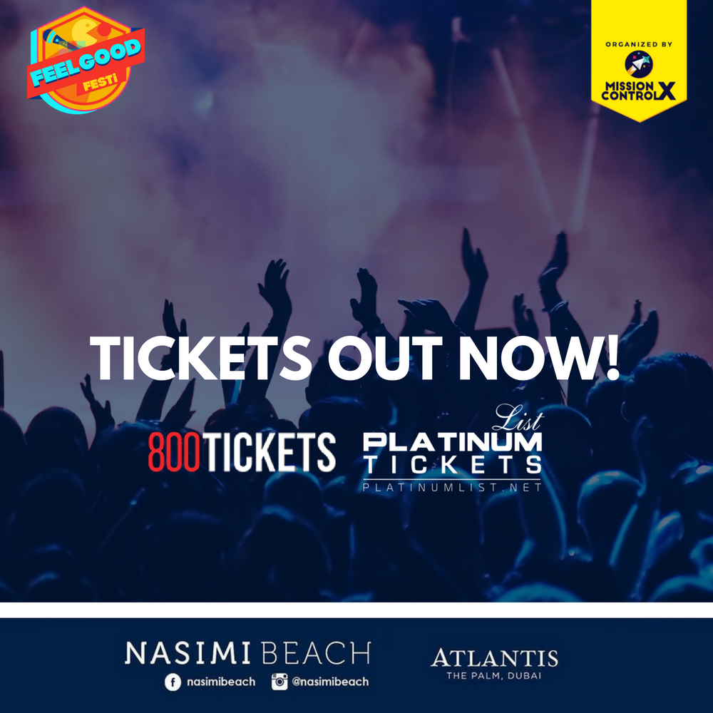 FeelGoodFesti's tweet photo. Tickets for #FeelGoodFesti - UAE's biggest music festival are out now! Buy them here: https://t.co/XOxdFCHQer &amp; https://t.co/TzhTKMPx5j https://t.co/YKoIdfqcgi