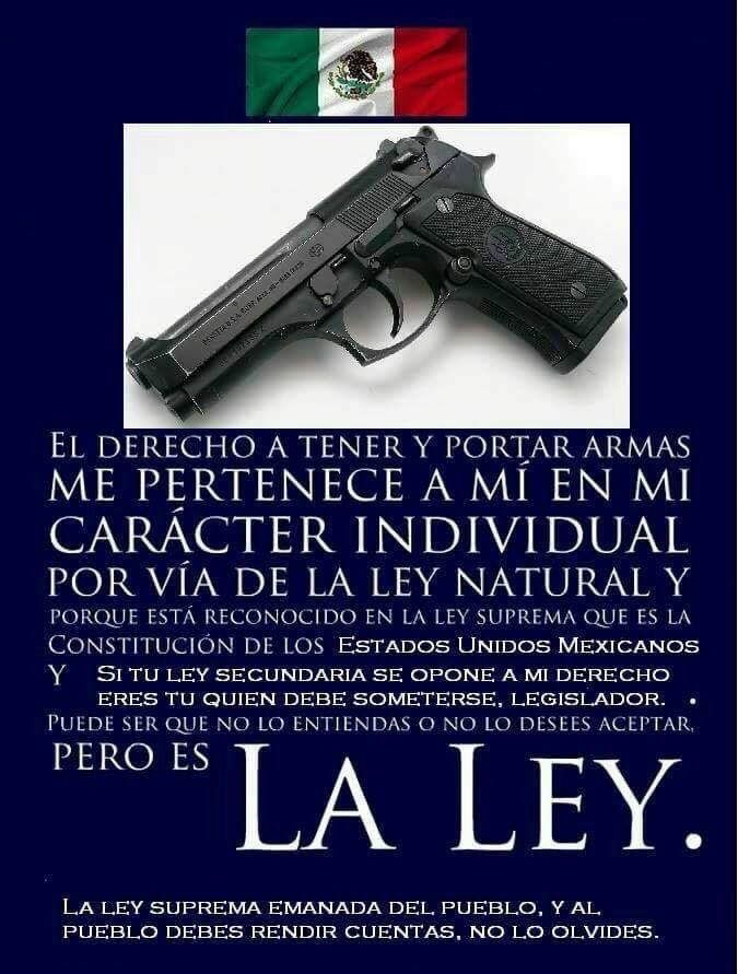 Amuaf_AC's tweet photo. Sin más argumentos... #SiALaPortacion #SiALaLegitimaDefensa @lamglez @JL_Preciado_ https://t.co/y5CW6k3Fjn