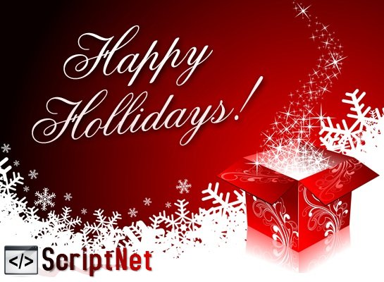 ScriptNet_IT's tweet image. Happy Hollidays from #ScriptNet #Solutions - scriptnet.net - @EbayScript