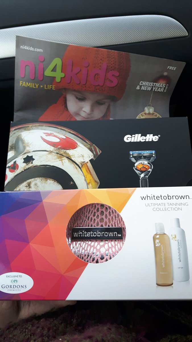 KLSweeney1's tweet photo. @GordonsChemists and @ni4kids thanks so much for my lovely prizes. Delighted https://t.co/A9amfw8244