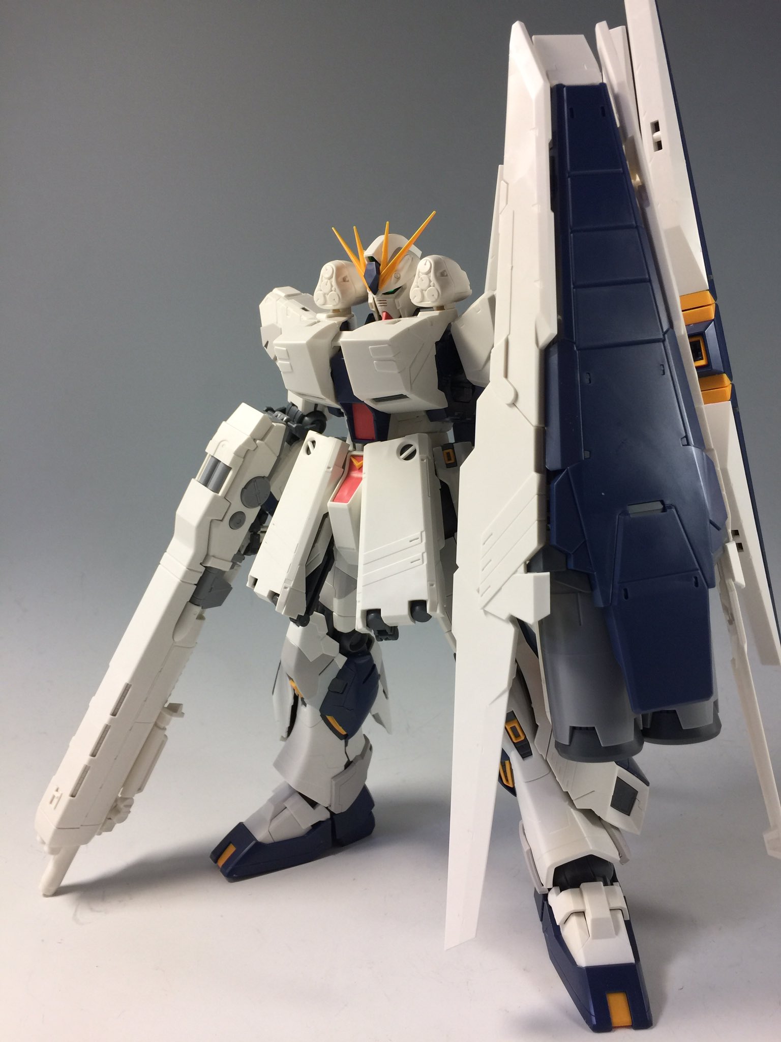 デンデロ Pa Twitter Mg Nガンダム H W S Ver Ka組み終わり 主にh W S 装備を取り付けるためのジョイントパーツが新規で H W S装備自体はhi N用のものと変わりません T Co Cgsnalcru2 Twitter