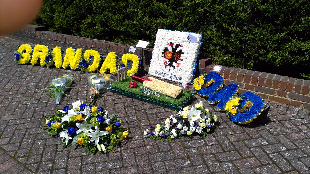 LaurenceCombyne's tweet photo. @AFCWimbledon then remembering those who were with us,  but no more. #DonsFans #DonsPlayers #MyDonsYear https://t.co/zpkQM5tRTh
