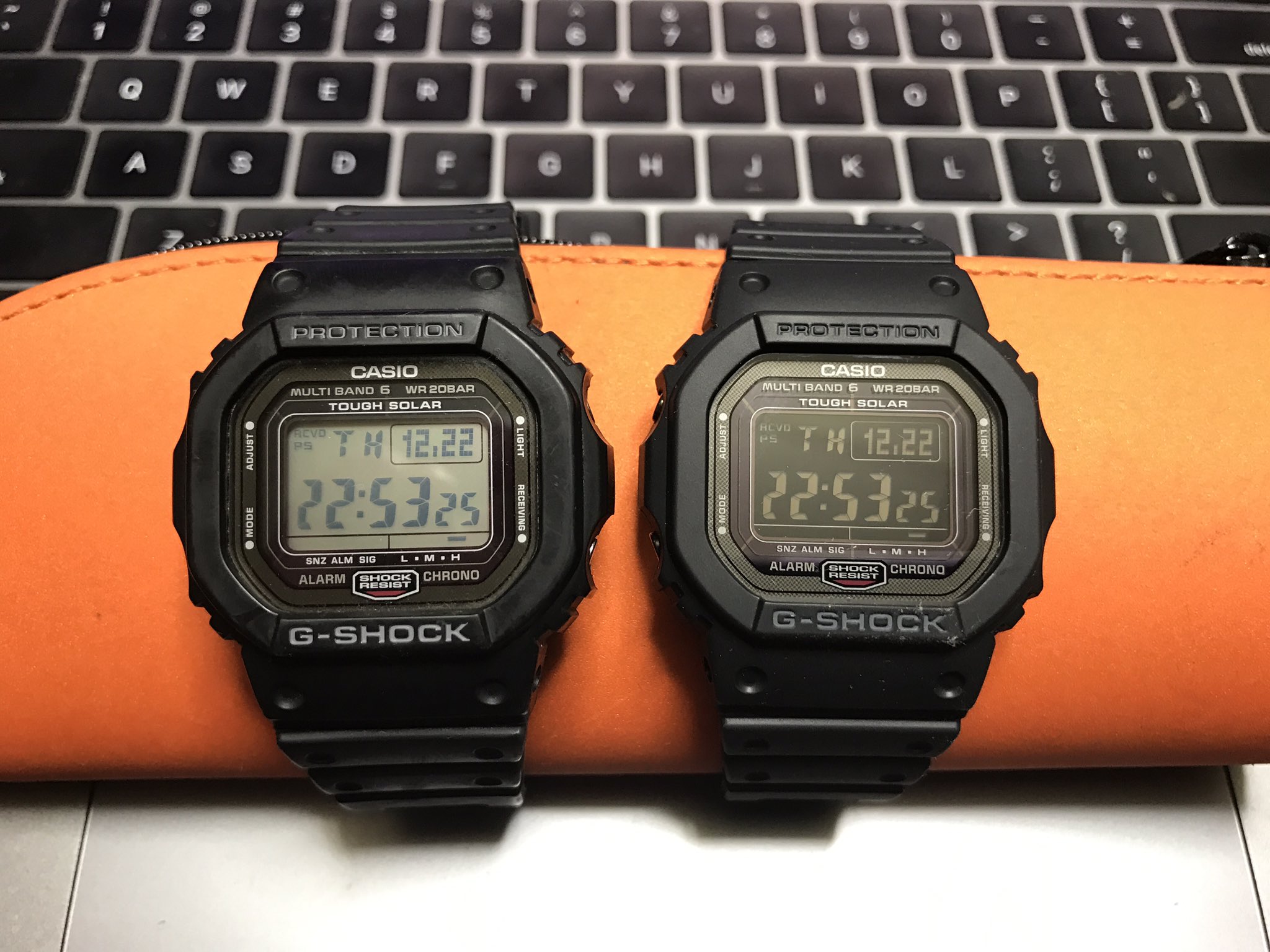 CASIO G-SHOCK GW-5000 （ベゼルビス2ヶ所紛失） カシオの「オモシロ時計」物語GW番外編：”よみがえれ「G-SHOCK